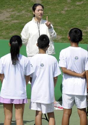 Tennis, Li Na Wimbledon Camp in Nanjing