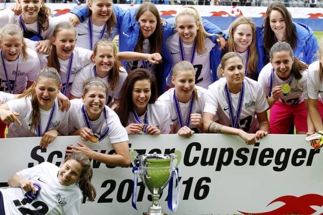 Football, Women, FC Zurich is Swiss Cup Winner