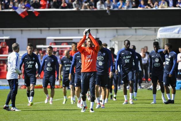 Football, National Team France Training