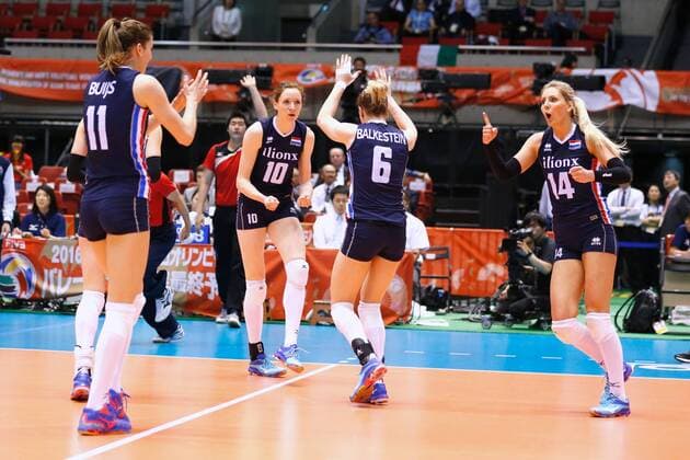 Volleyball, Women, Olympic Quali, Netherlands - Italy