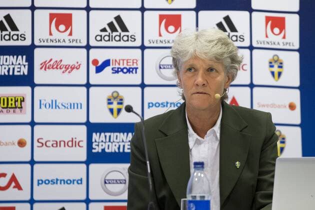 Football, Women, Pia Sundhage - PK Nationalteam Sweden