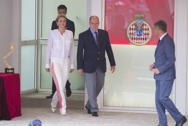 Formula 1, Monaco GP, Prince Albert and wife Charlene