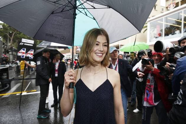 Formula 1, Monaco GP, Rosamund Pike