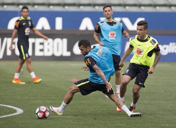 Football, Copa America, Training Brazil