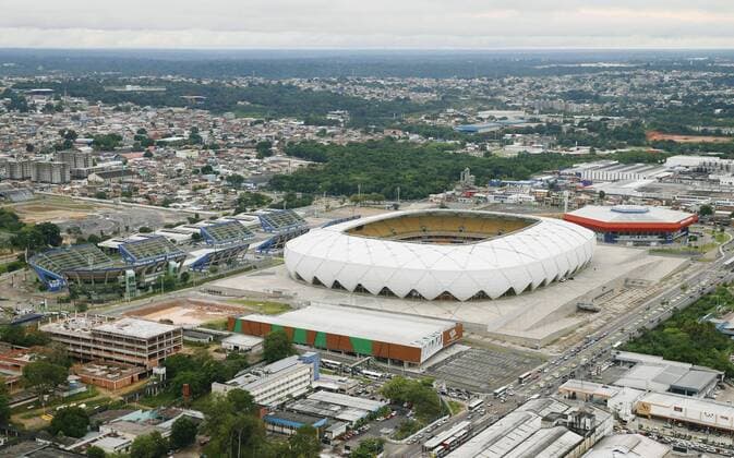 Rio Olympics, Football, Amazonia Arena