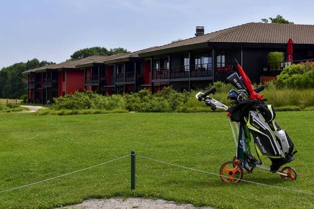 Football, EURO 2016, Belgium's national team quarters in Le Pian-Medoc