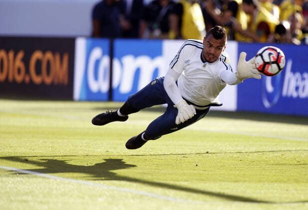 Football, Copa America, Chile - Argentina