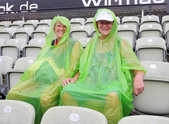 Tennis, ATP Tournament in Stuttgart, rain interruption