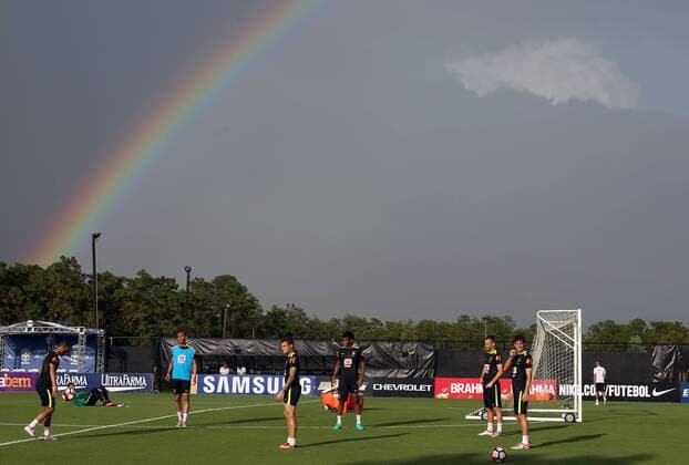 Copa America, Brazil - Training