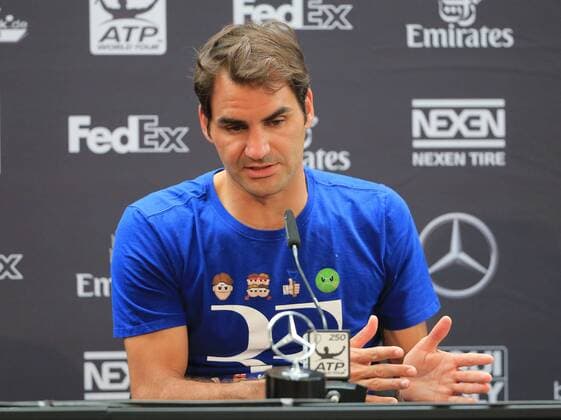 Tennis, ATP Tournament in Stuttgart, Roger Federer Press Conference