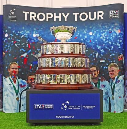 Tennis, Davis Cup Trophy Tour in Nottingham
