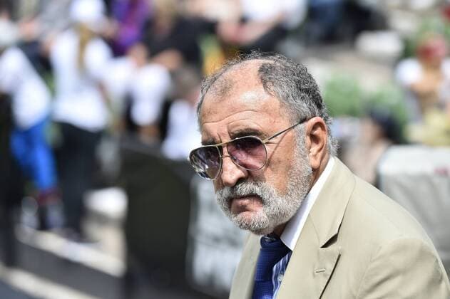 Tennis, ATP tournament in Stuttgart, Ion Tiriac in the stands