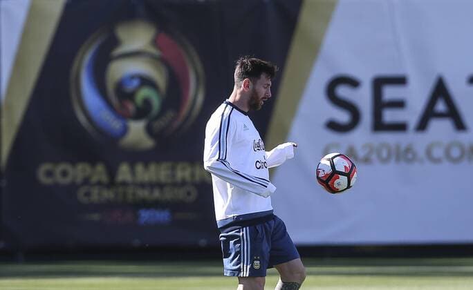 Copa America, Argentina Training and PK