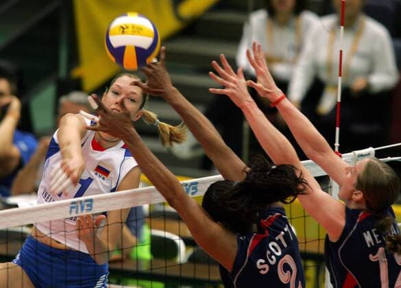 Volleyball, Women's World Cup, Russia - USA 3:0