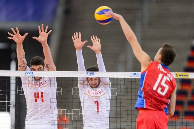 Volleyball, FIVB World League, Russia - France