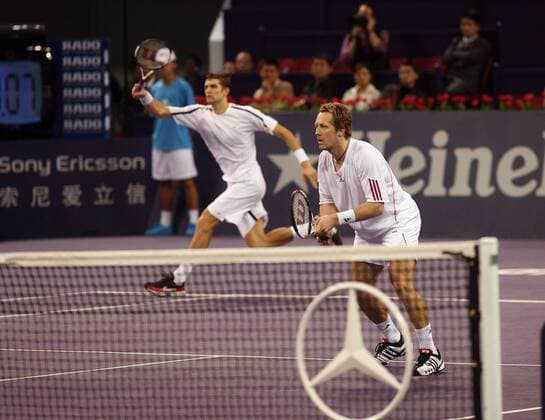 Tennis, ATP Masters in Shanghai, Max Myrnyi and Jonas Björkman win the Masters Cup in Doubles