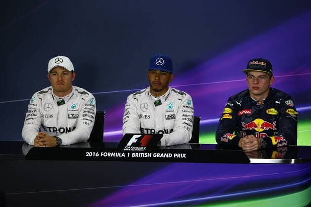 Formula 1, Silverstone GP, Winners Press Conference