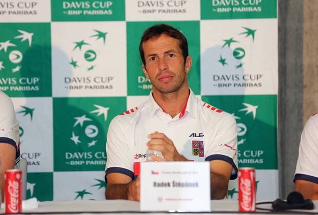 Tennis, DavisCup, Czech Republic - France, Press conference