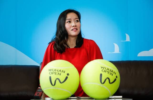 Tennis, WTA Tournament in Wuhan, Li Na Press Event