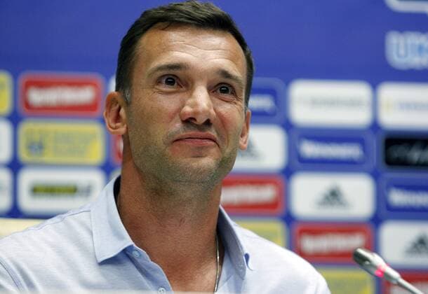 Football, Andriy Shevchenko PK - New national coach of Ukraine