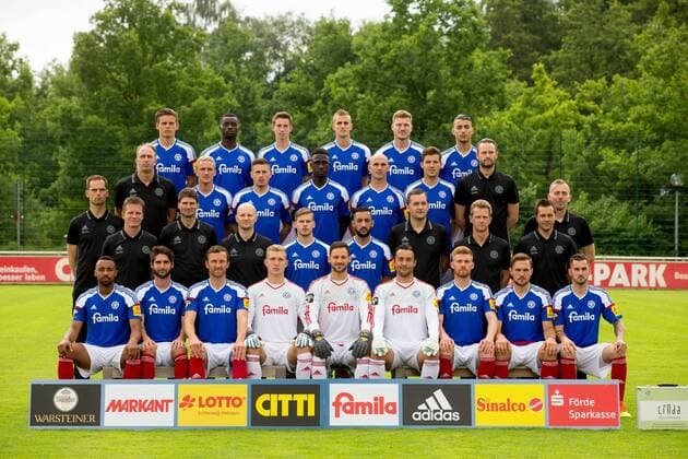 Football, 3.Liga, Portrait date Holstein Kiel