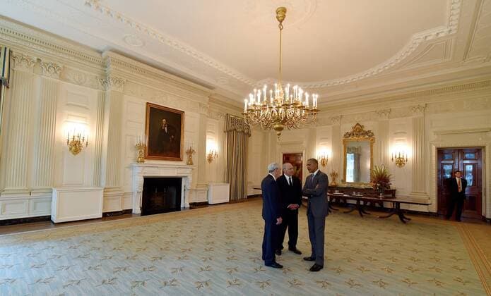 Obama hosts Kansas City Royals at the White House