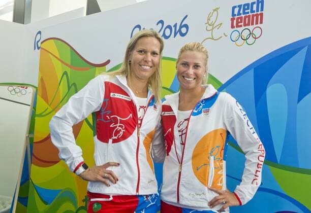 Rio 2016, Tennis, Czech Republic's Hradecka and Hlackova present Olympic attire