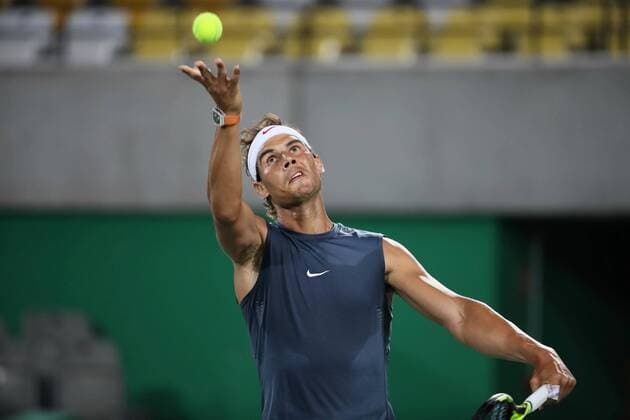 Rio 2016, Tennis, Training Rafael Nadal