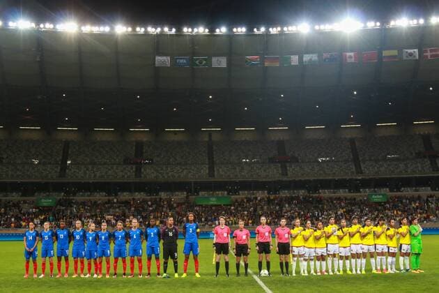 Rio 2016, Football, Women, France - Colombia
