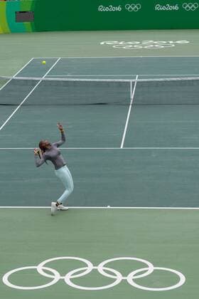 Rio 2016, Tennis, Venus Williams Training