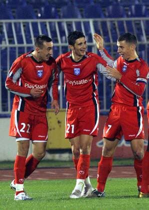 Football, UEFA Cup, Partizan Belgrade - AJ Auxerre 1:4