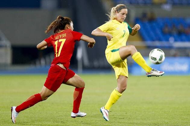 Rio 2016, Football, Women, South Africa - China