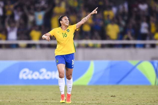 Rio 2016, Football, Women, Brazil - Sweden