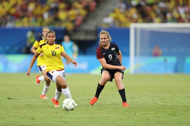 Rio 2016, Football, Women, Colombia - USA