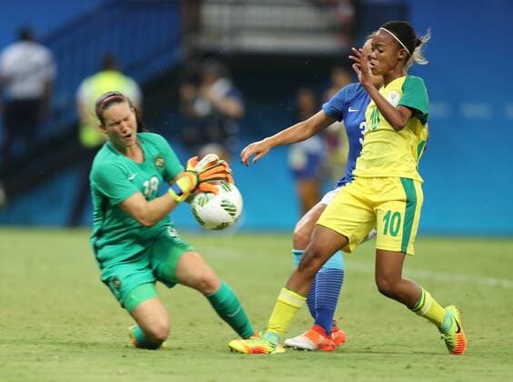 Rio 2016, Football, Women, South Africa - Brazil