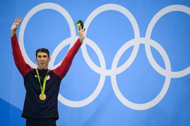 OLYMPIC LEGENDS, History, Michael Phelps