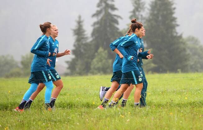 Football, 1. BL Women, VfL Wolfsburg Training Camp