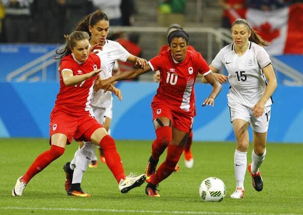 Rio 2016, Women's Football Quarter-Finals, Canada - France