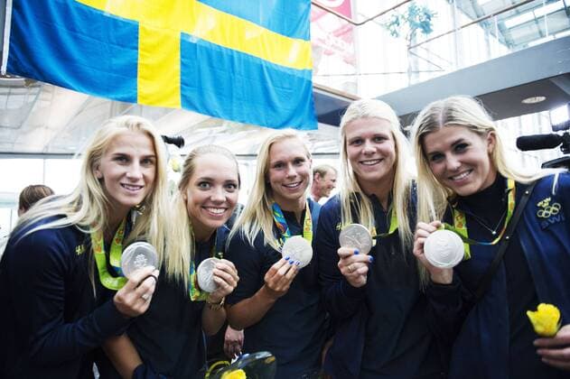 Rio 2016, Women's football, Swedish national team reception in Stockholm
