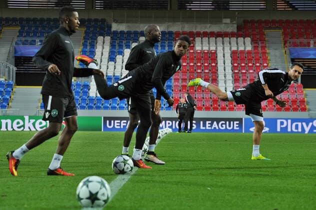 Football, CL Quali, Ludogorez Rasgrad - Training