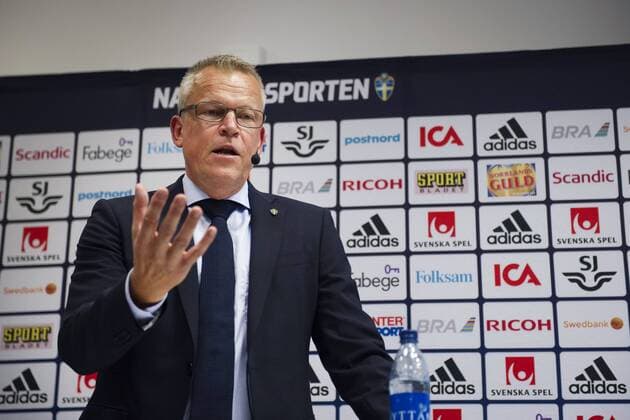 Football, Jan Andersson - PK National Coach Sweden