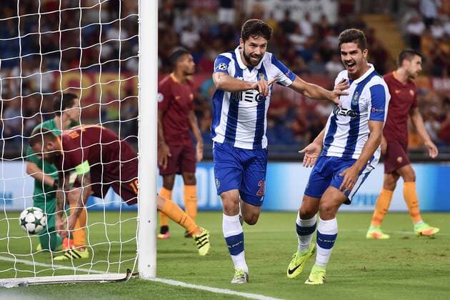 Football, CL Quali, AS Roma - FC Porto
