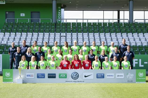 Football, 1. BL Women, VfL Wolfsburg Porträttermin