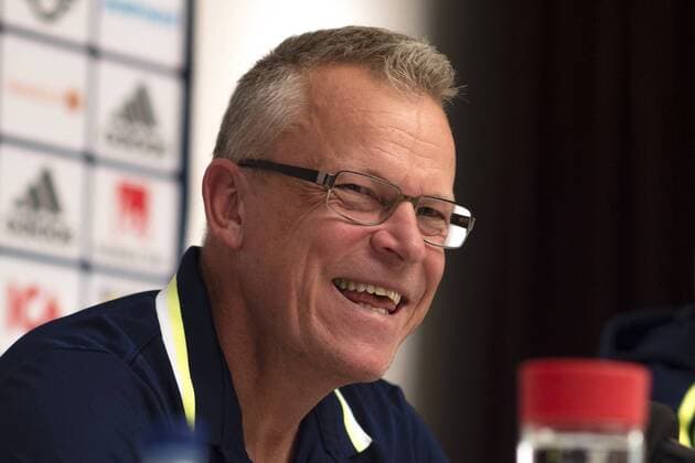 Football, Jan Andersson - PK National Coach Sweden