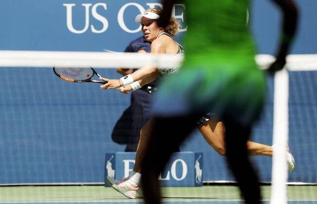 Tennis US Open, Anna-Lena Friedsam in action