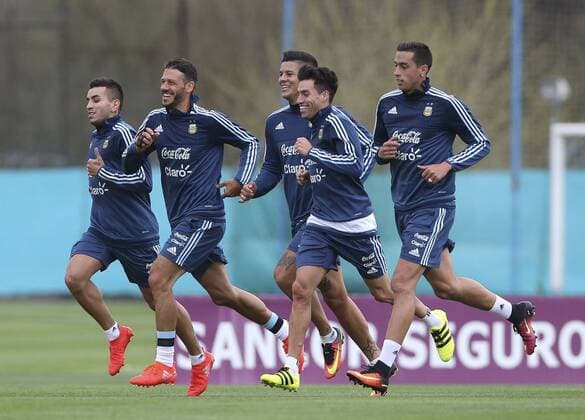 Football, Training National Team Agentinien