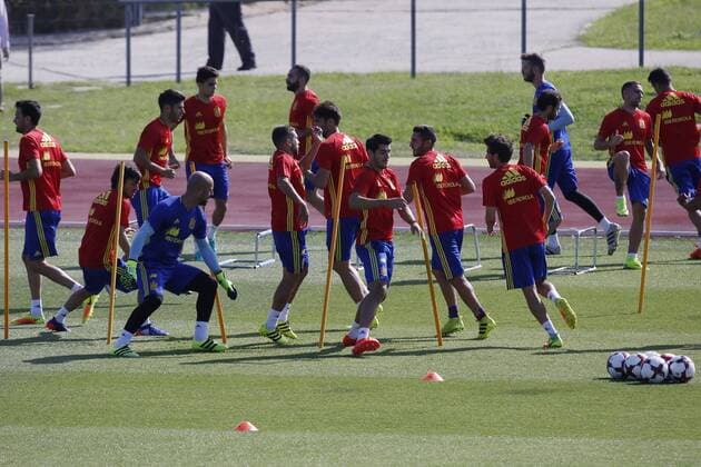 Football, Training National Team Spain