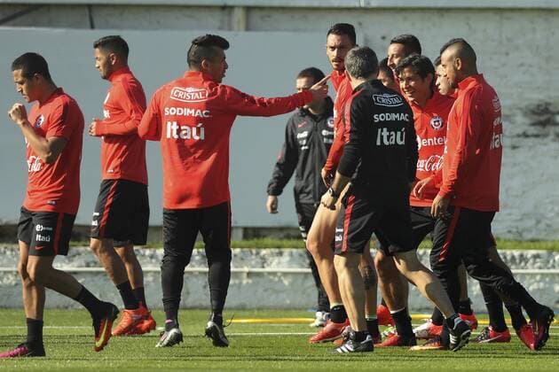 Football, Training National Team Chile
