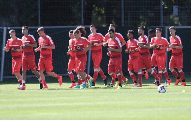 Football, Austria National Team Training