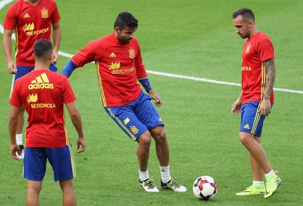 Football, Spain National Team Training